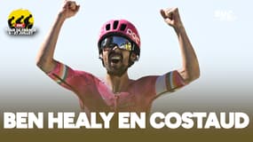 Tour de France (E6) : Grand numéro de Ben Healy vainqueur à Vire