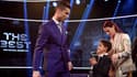 Elma Aveiro (à droite) avec Cristiano Ronaldo en 2017