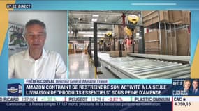 Frédéric Duval (Amazon) : Amazon France ferme ses six entrepôts à cause du Covid-19 pour une durée indéterminée - 17/04