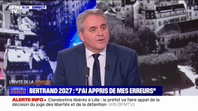Xavier Bertrand candidat à la présidentielle 2027: 