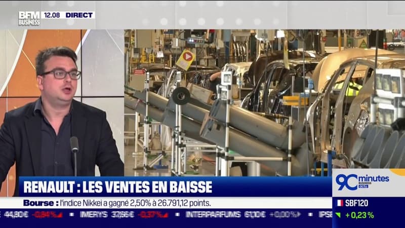 Renault: les vente en baisse de 5,9%