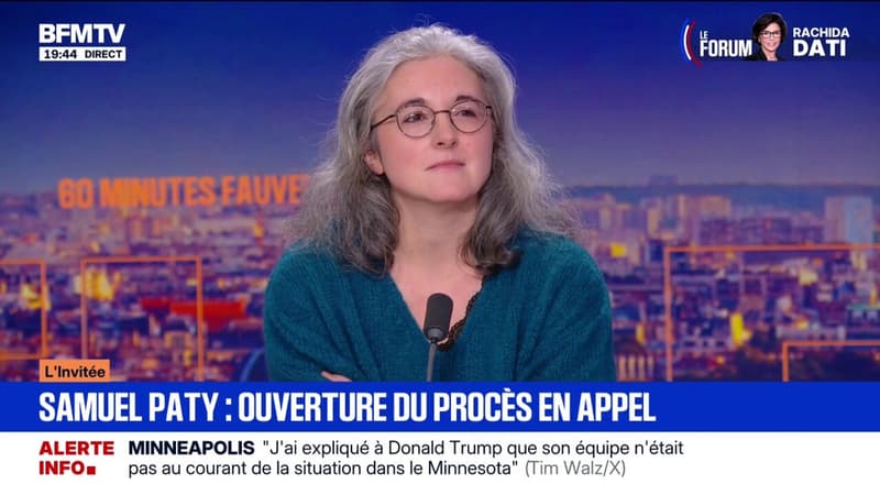 Mort de Samuel Paty: "On l'accuse d'être responsable de sa propre mort, et c'est absolument inaudible", déclare Gaëlle Paty, sœur de l'enseignant