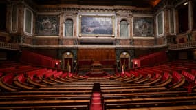 La salle du Congrès du château de Versailles (Yvelines), le 14 février 2025.