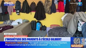 Fin de la trêve hivernale: les familles hébergées à l'école Gilibert inquiètes