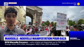 Marseille: plusieurs milliers de personnes rassemblées en soutien à la Palestine