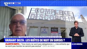 Le président du syndicat national des discothèques évoque "des trous dans la raquette" sur la fiabilité de certains tests PCR