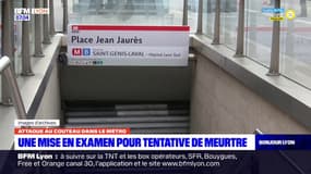Attaque au couteau dans le métro de Lyon: le suspect mis en examen pour tentative de meurtre