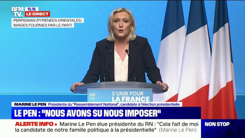 Marine Le Pen sur la présidentielle: "Cette victoire, nous allons la chercher"