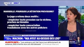 Marseille: les motifs invoqués par le juge pour justifier la détention provisoire d'un policier