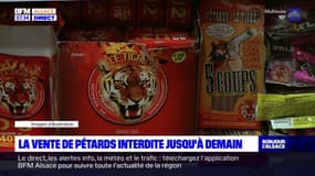 Alsace: la vente de pétards interdite jusqu'à ce mercredi 1er novembre