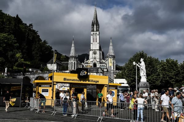 Lourdes, ville-départ de la 19ème étape du Tour de France 2018.
