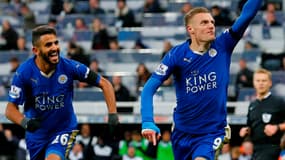 Riyad Mahrez et Jamie Vardy
