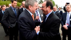 Thomas Bach et François Hollande