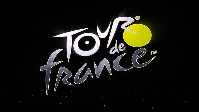 Image d illustration logo Tour de France sur fond noir 2304483