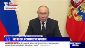 Vladimir Poutine, sur l'attaque à Moscou: "Ce n'est pas seulement un attentat, c'est une tuerie de masse"