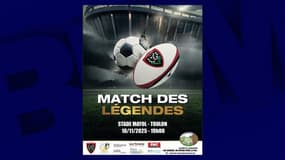 Un match des légendes entre d'anciens footballeurs et des rugbymen toulonnais sera organisé au stade Mayol le 10 novembre.