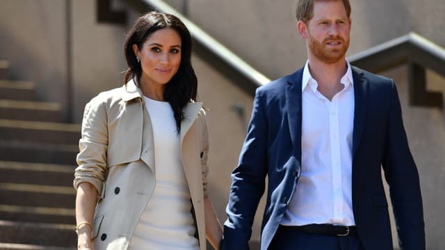 Meghan et le prince Harry, en octobre 2018 à Sydney .