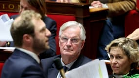 Michel Barnier à l'Assemblée nationale le 15 octobre 2024 