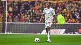 Tiago Djalo, le 4 mars 2023, lors de son dernier match avec le Losc, avant se rupture des ligaments croisés, à Bollaert.