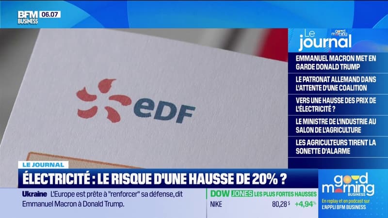 Les tarifs de l'électricité vont-ils de nouveau flamber de 20% l'année prochaine ?