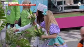 Carnaval de Nice: les premières fleurs sont distribuées au public