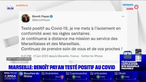 Marseille: Benoît Payan testé positif au Covid-19