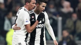 Mario Mandzukic et Cristiano Ronaldo