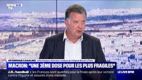 Vaccination: pour le Pr Enrique Casalino "il n'y a aucun doute" sur la nécessité d'une 3e dose pour les personnes âgées et fragiles