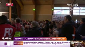Retraites: "la semaine prochaine sera très difficile" 