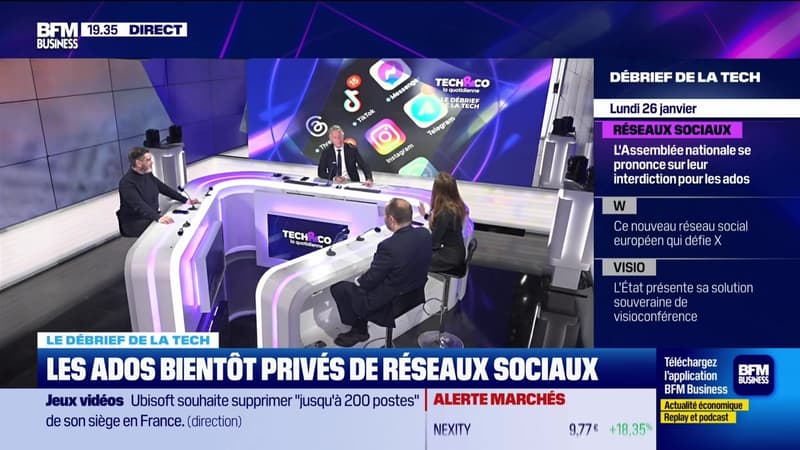 Les ados bientôt privés de réseaux sociaux - 26/01