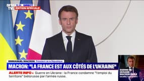 Emmanuel Macron: "Les événements de cette nuit sont un tournant dans l'histoire de l'Europe"