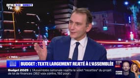Budget rejeté par l’Assemblée: “La gauche a transformé l'Assemblée nationale en asile fiscale", affirme Laurent Jacobelli (RN)