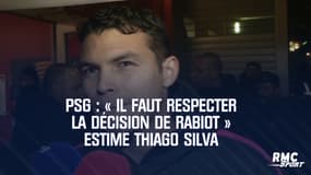 PSG : « Il faut respecter la décision de Rabiot » estime Thiago Silva
