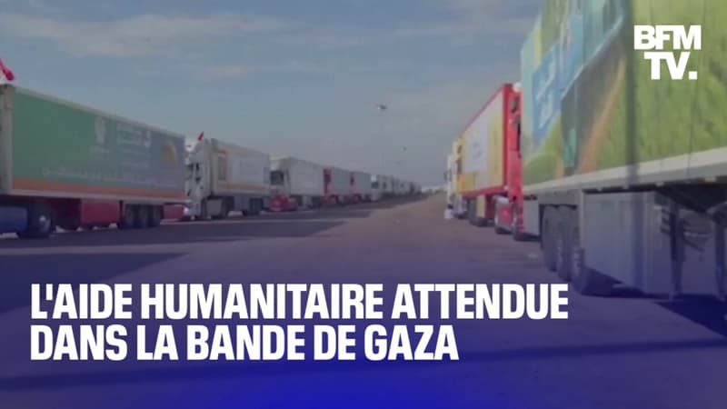 Début de l'aide humanitaire dans la Bande de Gaza