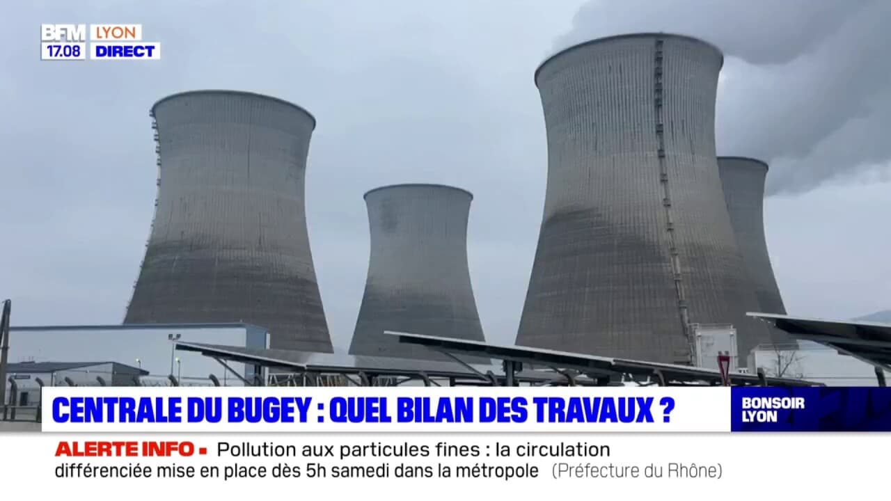 Ain le bilan des travaux à la centrale nucléaire du Bugey