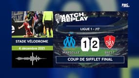OM 1-2 Brest : La victoire renversante des Bretons avec les commentaires RMC