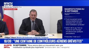 Mouvement social du 18 septembre: Philippe Tabarot annonce un trafic sur le réseau RATP "beaucoup plus perturbé", que pour le 10 septembre