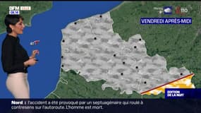 Météo Pas-de-Calais: pluies et nuages ce vendredi, 13°C à Lille et 11°C à Calais