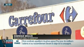 Magasins difficiles d’accès, caisses fermées: les salariés de Carrefour en grève samedi
