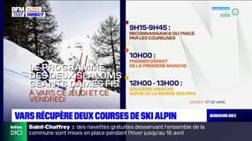 Hautes-Alpes: Vars récupère deux courses de ski alpin