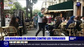 Paris: des riverains de la rue Jean-Pierre Timbaud en guerre contre les terrasses éphémères