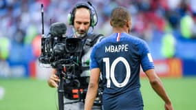 Kylian Mbappé lors de la Coupe du monde en Russie, à Kazan le 30 juin 2018