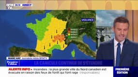 La canicule continue de s'étendre sur l'ensemble du pays avec 7 départements placés en vigilance orange et 27 en vigilance jaune