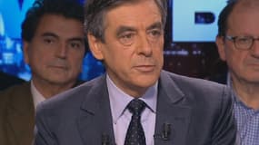 François Fillon sur BFMTV, dimanche soir.