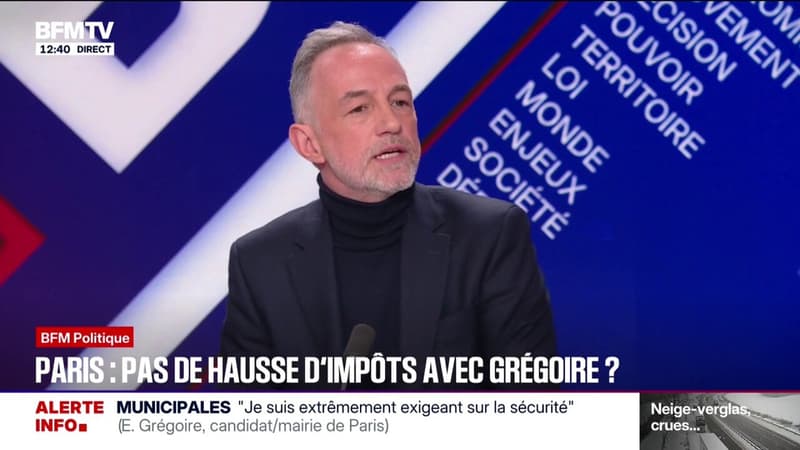 Dette de Paris: "Nos adversaires ont eux-mêmes ruiné le pays", rétorque Emmanuel Grégoire, député PS et candidat à la mairie de Paris