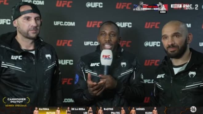 Taylor Lapilus en interview d'après combat après son succès contre Stamann