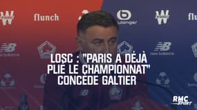 Losc : "Paris a déjà plié le championnat" concède Galtier