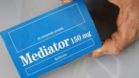 Boîte du médicament Mediator, commercialisé entre 1976 et 2009 par les laboratoires Servier.