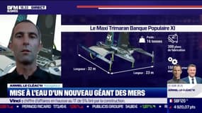 Armel Le Cléac'h (Navigateur) : Mise à l'eau d'un nouveau géant des mers - 23/04