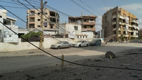 La ville de Tyr au Liban visée par des frappes israéliennes en octobre 2024.